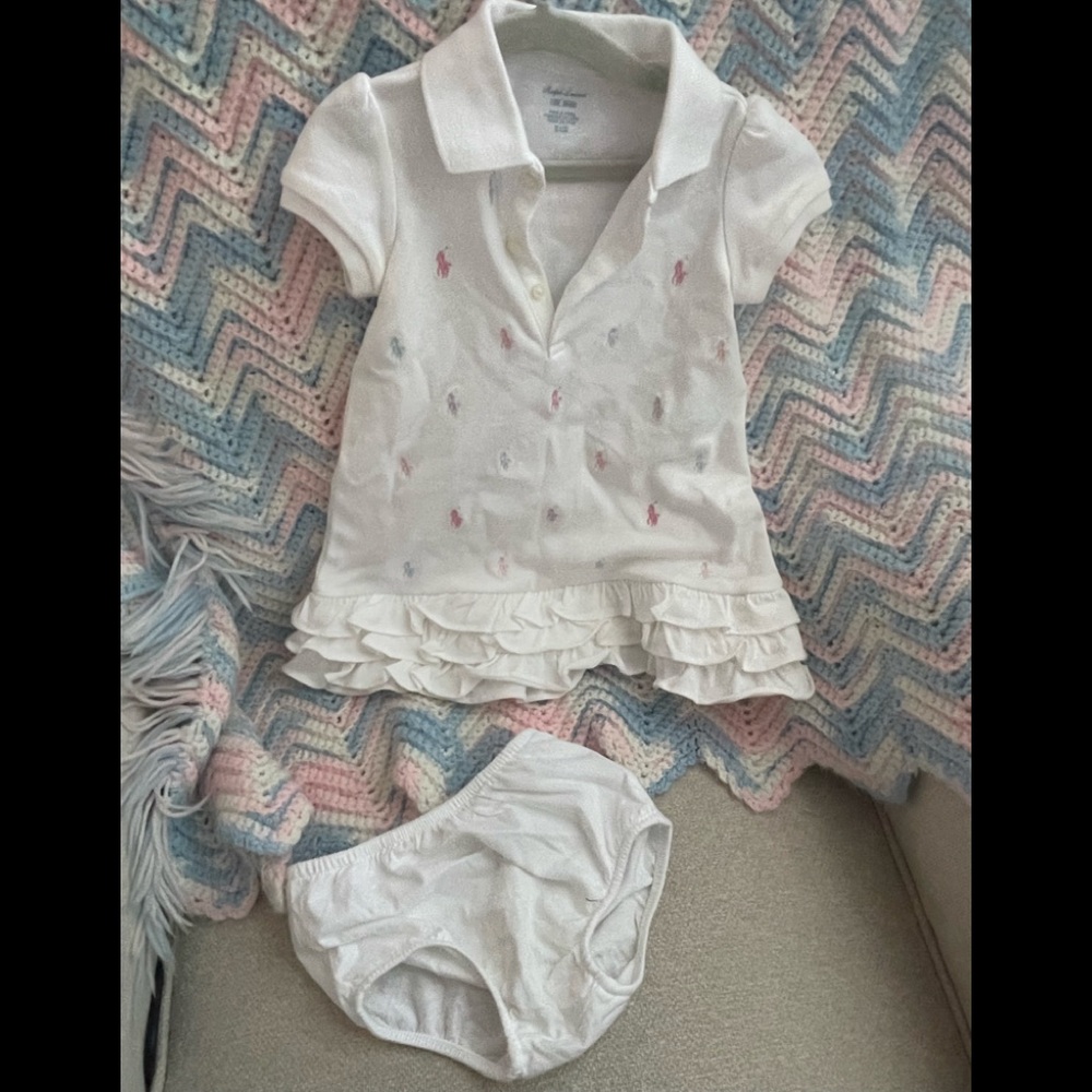 Ralph Lauren baby girls polo shirt dress